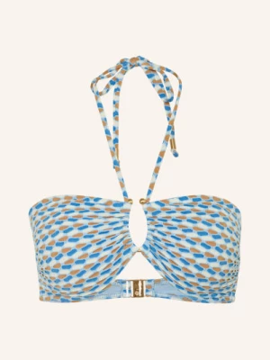 Obrázek produktu Seafolly Bandeau Horní Díl Bikin Mala tmavě modrá / koňaková / krémová