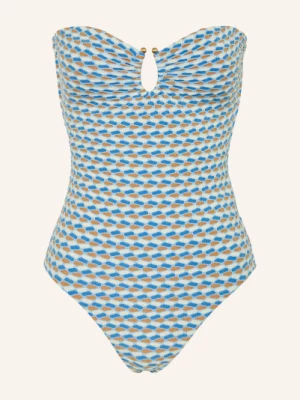 Obrázek produktu Seafolly Bandeau Plavky Mala tmavě modrá / koňaková / krémová