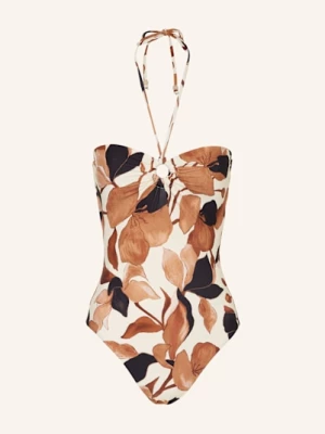 Obrázek produktu Seafolly Bandeau Plavky Secret Garden černá / režná / hnědá