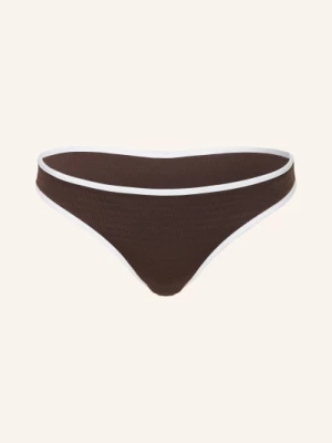 Obrázek produktu Seafolly Basic Bikinové Kalhotky Beach Bound hnědá / bílá
