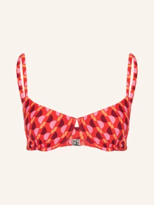 Obrázek produktu Seafolly Bikini Top S Ramínky Sorrento Flame červená / růžová / oranžová