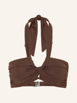 Obrázek produktu Seafolly Bikinový Top Bandeau Seafolly Collective tmavě hnědá