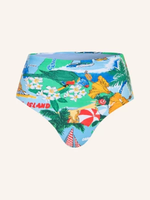 Obrázek produktu Seafolly Bikiny S Vysokým Pasem Viva Vacation tmavě modrá / oranžová / zelená