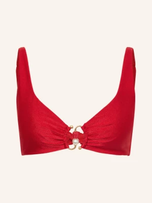 Obrázek produktu Seafolly Bralette Bikini Top Palermo S Ozdobnými Perličkami červená
