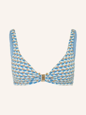 Obrázek produktu Seafolly Bralette Horní Díl Bikin Mala tmavě modrá / koňaková / krémová