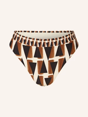 Obrázek produktu Seafolly High Waist Bikinové Kalhotky Secret Garden černá / krémová / hnědá