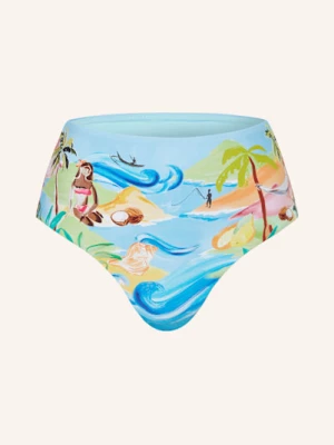 Obrázek produktu Seafolly High Waist Bikinové Kalhotky South Pacific tyrkysová / světle zelená / oranžová