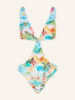 Obrázek produktu Seafolly Monokiny South Pacific tmavě modrá / oranžová / světle zelená
