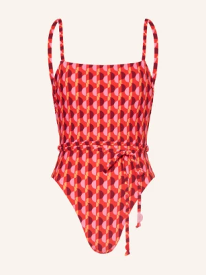 Obrázek produktu Seafolly Plavky Sorrento Flame, Oboustranné červená / růžová / oranžová