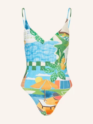 Obrázek produktu Seafolly Plavky Sunset tyrkysová / zelená / oranžová