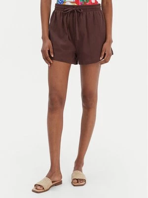 Obrázek produktu Seafolly Šortky z materiálu Crinkle 55429-SH Hnědá Regular Fit