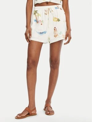 Obrázek produktu Seafolly Šortky z materiálu Isla Palm 55401-SH Écru Regular Fit