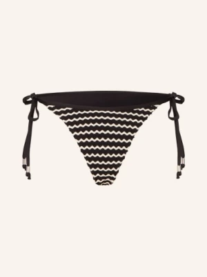 Obrázek produktu Seafolly Trojúhelníkové Bikinové Kalhotky Mesh Effect černá / bílá