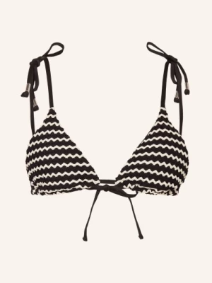 Obrázek produktu Seafolly Trojúhelníkový Horní Díl Bikin Mesh Effect černá / bílá