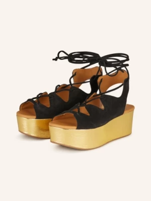 Obrázek produktu See By Chloé Sandály Na Platformě Liana 999/057 black cork/ gold SEE BY CHLOÉ