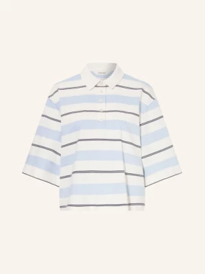 Obrázek produktu Selected Femme Jerseyové Polo Tričko bílá / tmavě modrá / tmavě modrá