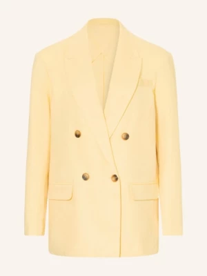 Obrázek produktu Selected Femme Oversized Sako S Lnem tmavě žlutá