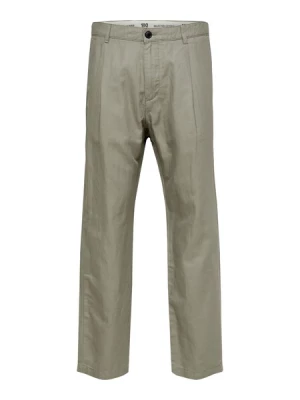 Obrázek produktu SELECTED Kalhoty se sklady v pase 'Jones'  khaki