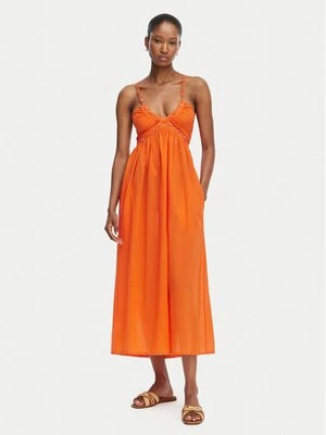 Obrázek produktu Selmark Letní šaty BO696 Oranžová Relaxed Fit