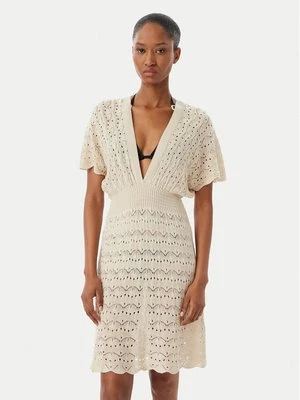 Obrázek produktu Selmark Plážové šaty BC245 Světle béžová Slim Fit