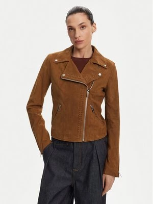 Obrázek produktu Serge Pariente Kožená bunda Oxford Vs Hnědá Slim Fit