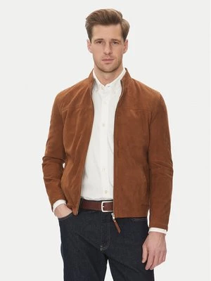 Obrázek produktu Serge Pariente Kožená bunda Sylvino Vs Hnědá Slim Fit