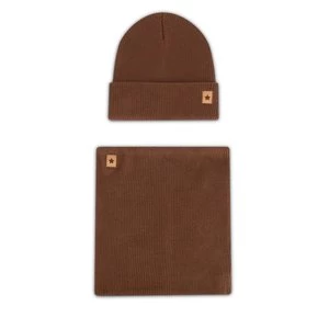 Obrázek produktu Set čepice a tunelová šála Action Boy 8KF-002-AW24 Hnědá