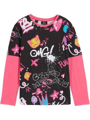 Obrázek produktu Shirt dziewczęcy w optyce warstwowego, z bawełny organicznej bonprix