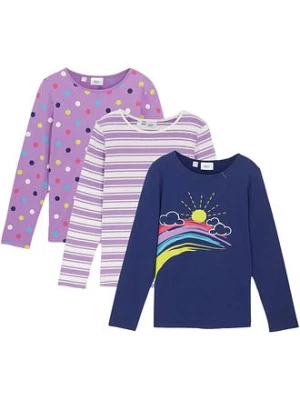 Obrázek produktu Shirt z długim rękawem, z czystej bawełny organicznej (3 szt.) bonprix