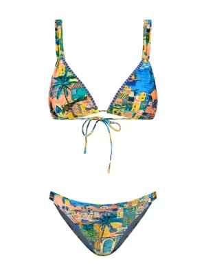 Obrázek produktu Shiwi Bikiny  modrá / tmavě žlutá / zelená / korálová