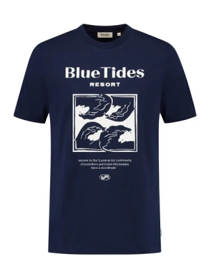 Obrázek produktu Shiwi Tričko 'Liam Blue Tides'  námořnická modř / bílá