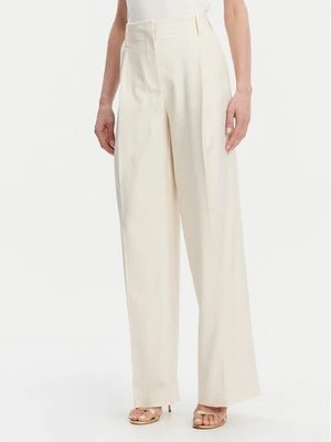 Obrázek produktu Simona Corsellini Kalhoty z materiálu P25CPPA01901 Écru Relaxed Fit