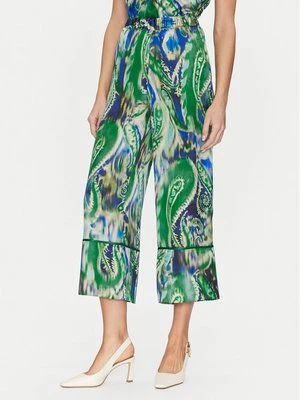 Obrázek produktu Simona Corsellini Kalhoty z materiálu P25CPPA02501 Zelená Relaxed Fit