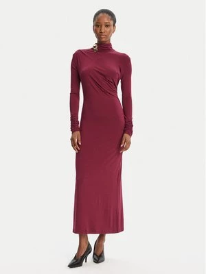 Obrázek produktu Simona Corsellini Večerní šaty A25CPAB00601 Bordó Slim Fit