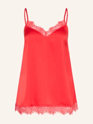 Obrázek produktu Simone Pérèle Pyžamový Top Satin Secrets Ze Saténu červená