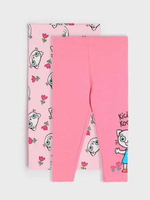 Obrázek produktu Sinsay - 2 balení bavlněných legín Kitty Kotty - růžová