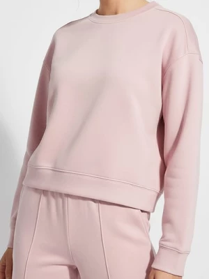 Obrázek produktu Sinsay - Basic crewneck mikina s příměsí viskózy „soft touch“ - pastelová růžová