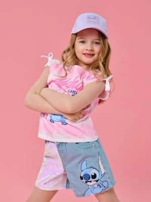 Obrázek produktu Sinsay - Bavlněná baseballová kšiltovka Lilo & Stitch - levandulová