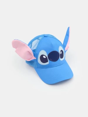 Obrázek produktu Sinsay - Bavlněná baseballová kšiltovka Stitch - světle modrá