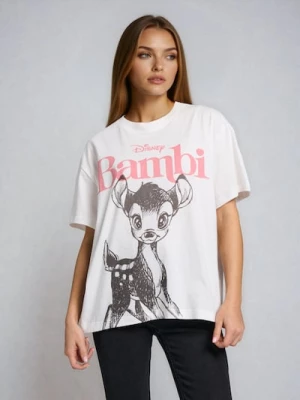Obrázek produktu Sinsay - Bavlněná košilka s potiskem Bambi - krémová