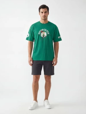 Obrázek produktu Sinsay - Bavlněná košilka s potiskem Boston Celitics NBA - zelená