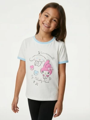 Obrázek produktu Sinsay - Bavlněná košilka s potiskem Cinnamoroll - krémová