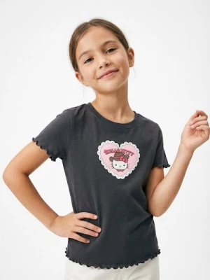 Obrázek produktu Sinsay - Bavlněná košilka s potiskem Hello Kitty - šedá