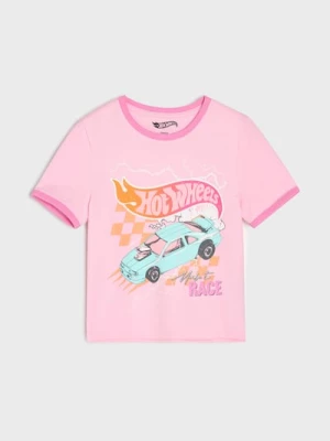 Obrázek produktu Sinsay - Bavlněná košilka s potiskem Hot Wheels - růžová