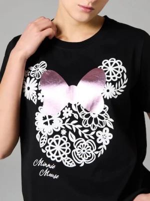 Obrázek produktu Sinsay - Bavlněná košilka s potiskem Minnie Mouse - černá