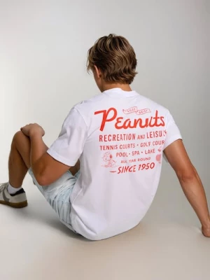 Obrázek produktu Sinsay - Bavlněná košilka s potiskem Peanuts - bílá