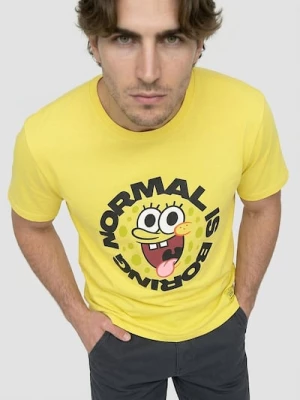 Obrázek produktu Sinsay - Bavlněná košilka s potiskem SpongeBob - žlutá