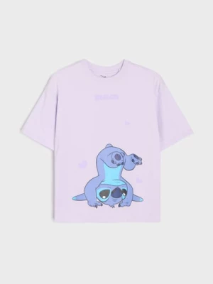 Obrázek produktu Sinsay - Bavlněná košilka s potiskem Stitch - modrá