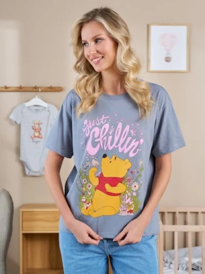 Obrázek produktu Sinsay - Bavlněná košilka s potiskem Winnie the Pooh - šedá