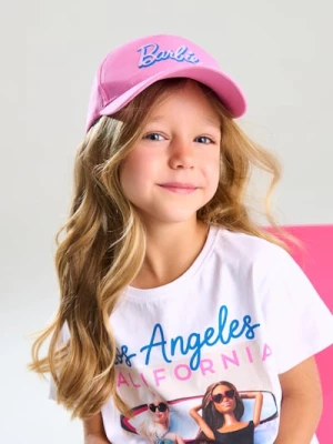Obrázek produktu Sinsay - Bavlněná kšiltovka s nápisem Barbie - růžová